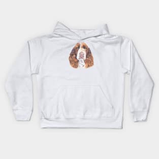 English springer spaniel Kids Hoodie